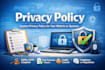 write a professional privacy policy for your website or app