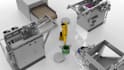 create 3d industrial animation for factory automation and robotic arm