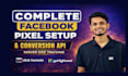 do facebook pixel setup for go high level and clickfunnel server side tracking