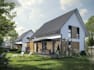 create 3d architectural building design, modern house exterior rendering, cgi