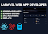 build a laravel saas app, admin dashboard or booking system