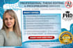 expertly proofread and edit your thesis and dissertation