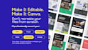 convert pdfs, images, and documents using canva