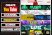 create a youtube channel banner and social media cover design