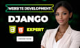 do frontend and backend in django as full stack developer
