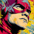 design an amazing superhero pop art