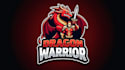 make unique dragon warrior logo with new concept