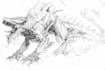 make a sketch of your monsters and creatures