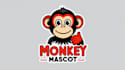 do unique funny, bad, angry, monkey head logo 1 day