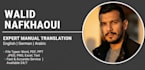 provide expert manual translation
