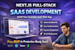 build a modern nextjs webapp with clean UI and scalable backend