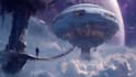 design futuristic and professional sci fi book covers
