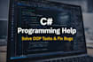 develop csharp applications and fix csharp programming bugs