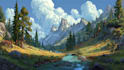 do fantasy landscape concept art