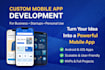 develop a professional android and ios mobile app
