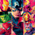 design an amazing superhero pop art