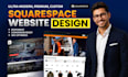design squarespace website with SEO and ecommerce