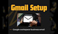 setup google workspace, fix gmail issue, troubleshoot gsuite