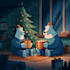 create festive holiday christmas design illustration
