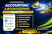 do quickbooks bookkeeping cleanup, 1099 filing, tax