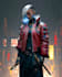 create cyberpunk character art