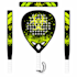 make professionally design of padel racket and pick ball