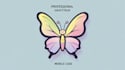 do cute butterfly logo mobile case design 1 day