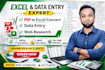 do convert PDF to excel with accuracy and professionally