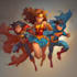 comic book illustration graphics novel superhero