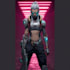draw cyberpunk character art