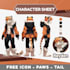 furry reference sheet fursona ref sheet commission anthro ref sheet nsfw oc