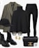 create minimalist style mood board and outfit collage for you