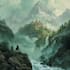 create a unique fantasy book cover illustration