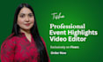 edit engaging event highlights and recap videos