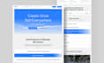 minimal landing page design figma website design