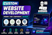 build rebuild custom website development full stack front end back end developer