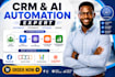 setup facebook meta lead capture form automation zoho crm ghl zapier integration