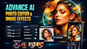 build advance ai image editor app, image generator app, ai video editing app