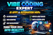 do vibe coding and build your custom ai web app