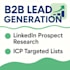 generate targeted b2b leads using linkedin and icp research