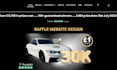 raffle website design raffle competition website raffle giveaway website