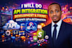do API integration, development or fixing, shopify API and automation website
