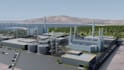 do 3d industrial green hydrogen plant animation renewable energy visualization
