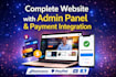 build a simple business website with admin panel