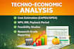 do techno economic analysis and project cost estimation