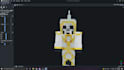custom minecraft blockbench 3d model texture and animation