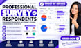 conduct online survey with over 1000 respondents via google forms jotform