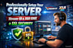 professionally setup your server using xtream ui, xui one with ssl security