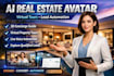 3d virtual ai concierge avatar, virtual property tour guide lead gen automation