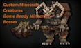 design minecraft bosses, mobs with animations in blockbench